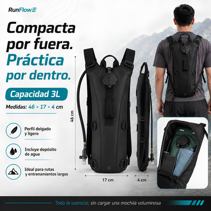 RunFlow Mochila de Hidratación 3L